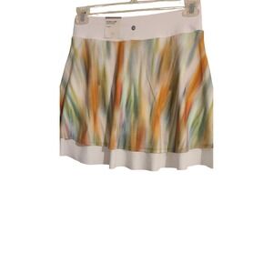 Calia Womens Double Layer Mesh Golf Skort, Filtered Flora Multi,‎ Medium